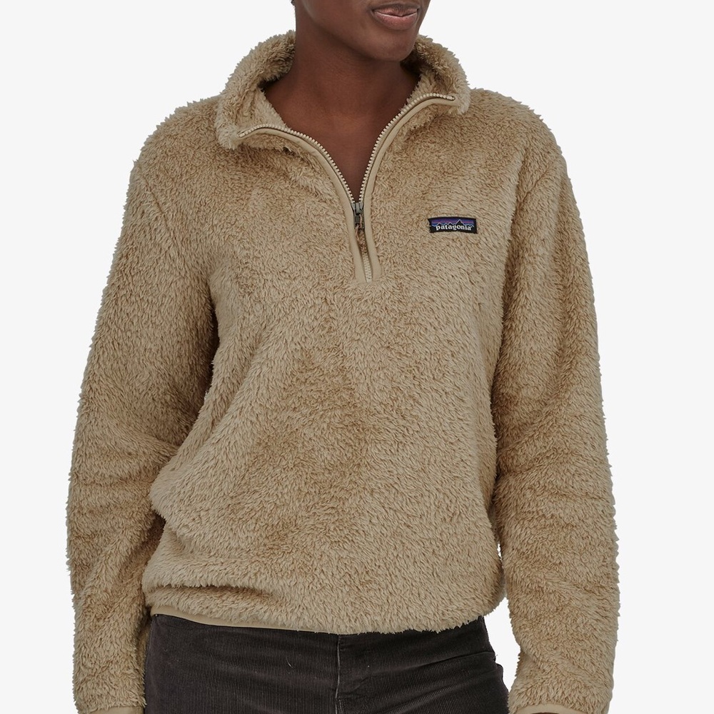 Patagonia Women’s Los Gatos Quarter Zip in Khaki 🔥
